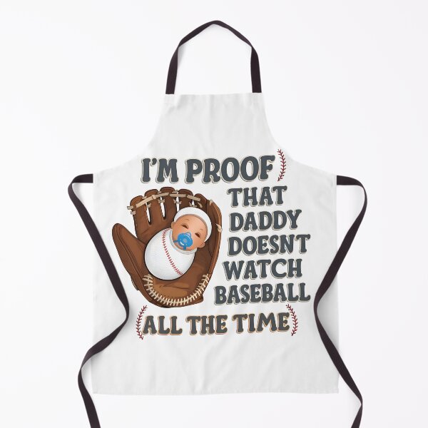 Item preview, Funny Baseball Baby Onesie | Daddy Doesn't Watch Baseball ALL the Time | Newborn Gift designed and sold by ashdenent.
