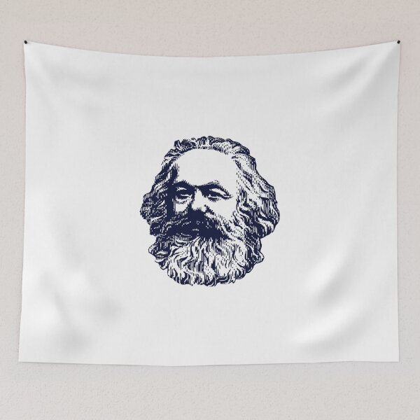 Item preview, Karl Marx Logo Print designed and sold by BLTD.Global Revolution.