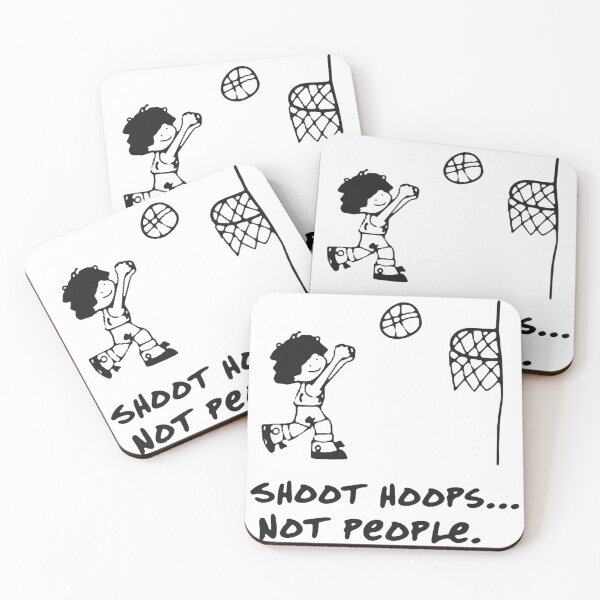 Item preview, shoot Hoops Not People designed and sold by Roymeehan99.