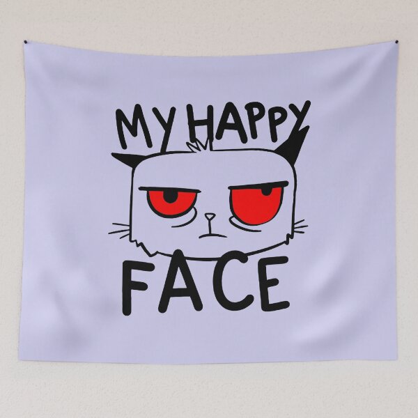 Item preview, This Is My Happy Face designed and sold by Roymeehan99.