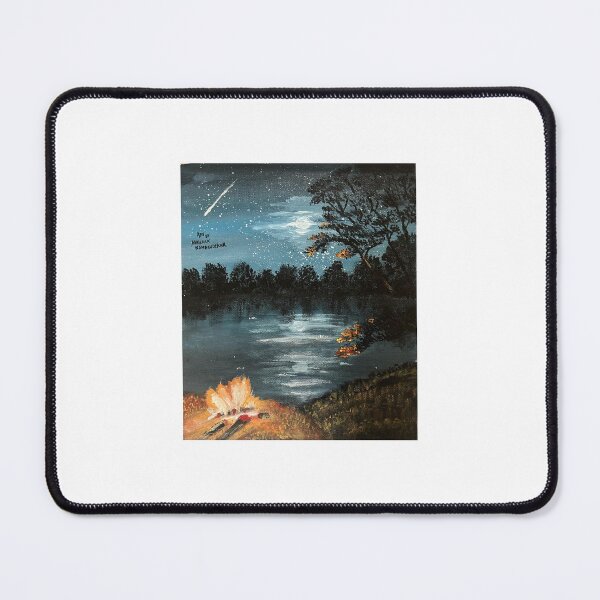 Item preview, Firecamp and falling star designed and sold by AbhisArtWorld.