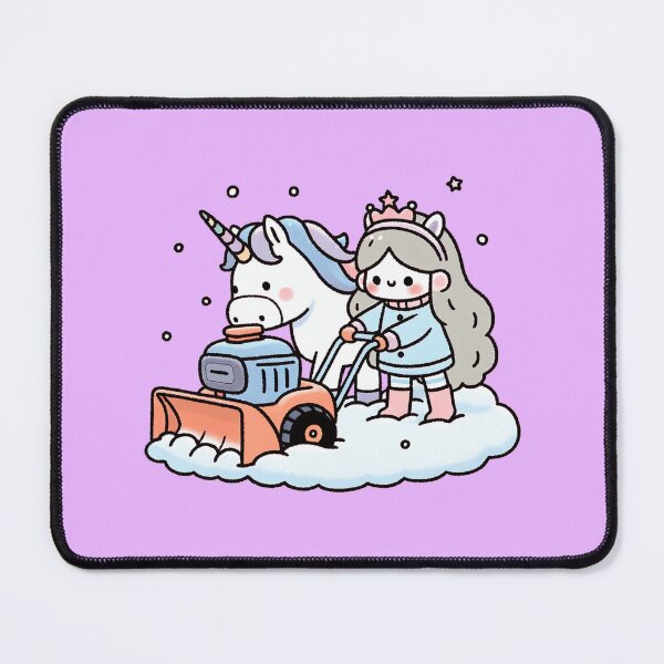 Item preview, Snow Blower Adventure of Unicorn and Little Princess designed and sold by zzz888.