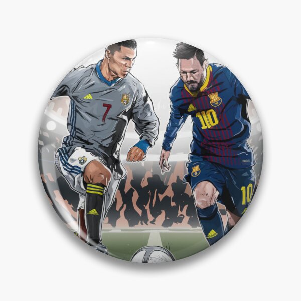 Item preview, Cristiano Ronaldo vs Lionel Messi ai art designed and sold by art cafe.