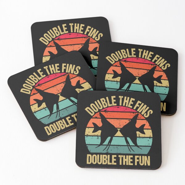 Item preview, Double The Fins Double The Fun designed and sold by AussieWonders.