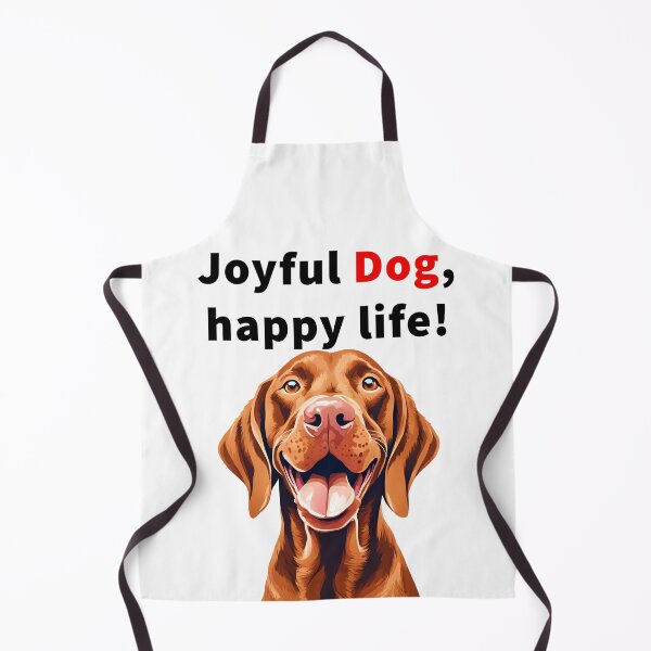 Item preview, Joyful Dog, happy life! - Hungarian vizsla Dog quote designed and sold by Tom-Johnson.
