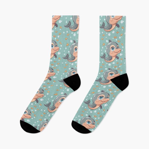 Item preview, Charming Smiling Dolphin and Goldfish Companions designed and sold by PICbyFemke.