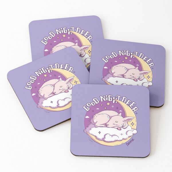 Item preview, Good Night Deer - Dreamy Slumber Illustration designed and sold by SPIRIMAL.