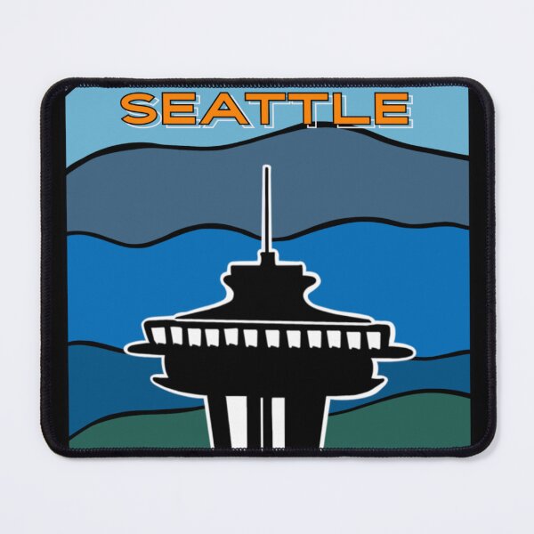 Item preview, Bold Abstract Silhouette of the Seattle Space Needle designed and sold by Kreativechaos.