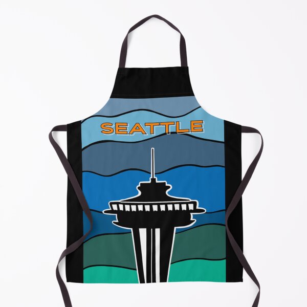 Item preview, Bold Abstract Silhouette of the Seattle Space Needle designed and sold by Kreativechaos.