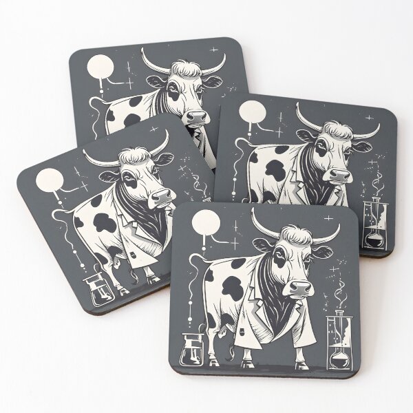 Item preview, Cow In As Scientist  designed and sold by Dilendor.