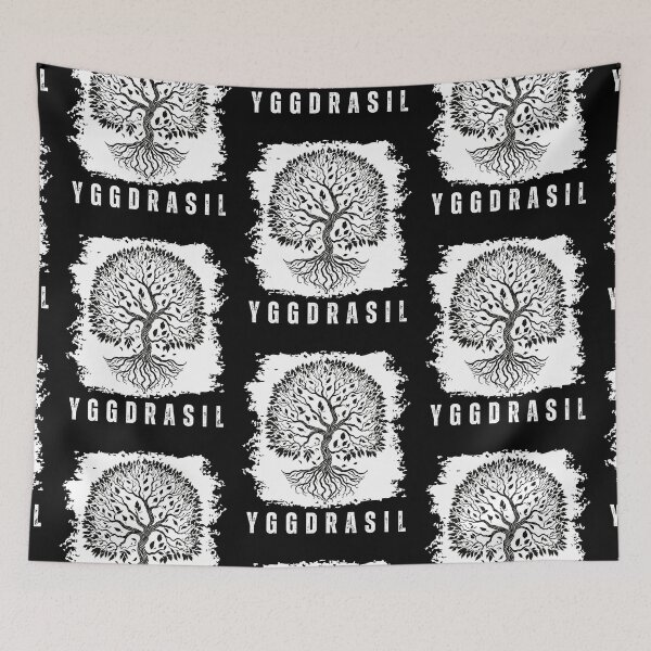 Item preview, Yggdrasil the world tree Nordic viking mythology designed and sold by Lady-Frost.