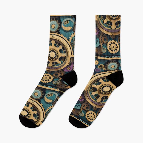 Item preview, A steampunk-inspired t-shirt with intricate gears, cogs, and mechanical elements, a vintage color scheme and Victorian-era aesthetics for a retro-futuristic look designed and sold by ericrautenbach.