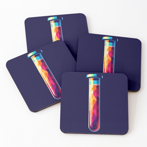 Item preview, Abstract Geometric Test Tube: Science Artwork designed and sold by Amanda-S-Olsen.