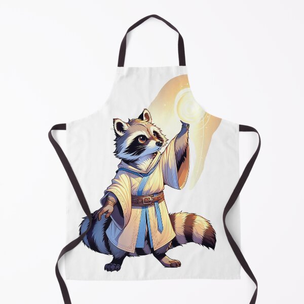 Item preview, Raccoon Sunwhisperer: Summoner of the Morning Light designed and sold by nikkolaus.