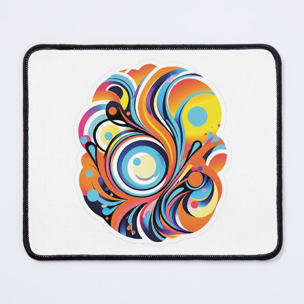 Item preview, Colorful Swirls: A Journey Through Abstract Art designed and sold by Ink-Kreativ.