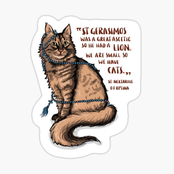 Item preview, Gerasimos the Cat  designed and sold by ikonographics.