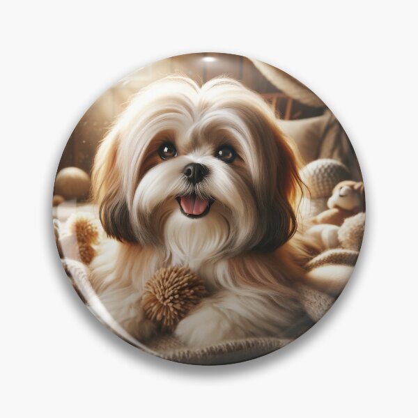 Item preview, Warmth in Every Strand: The Vivacious Joy of the Shih Tzu designed and sold by ArtemioVisions.