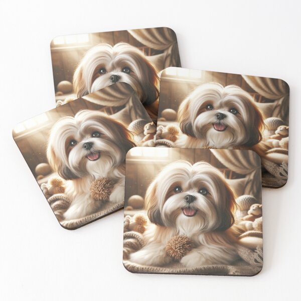 Item preview, Warmth in Every Strand: The Vivacious Joy of the Shih Tzu designed and sold by ArtemioVisions.