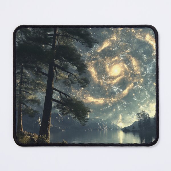 Item preview, Galactic Wilderness Reflection Art Print designed and sold by EmilyFNM3D.