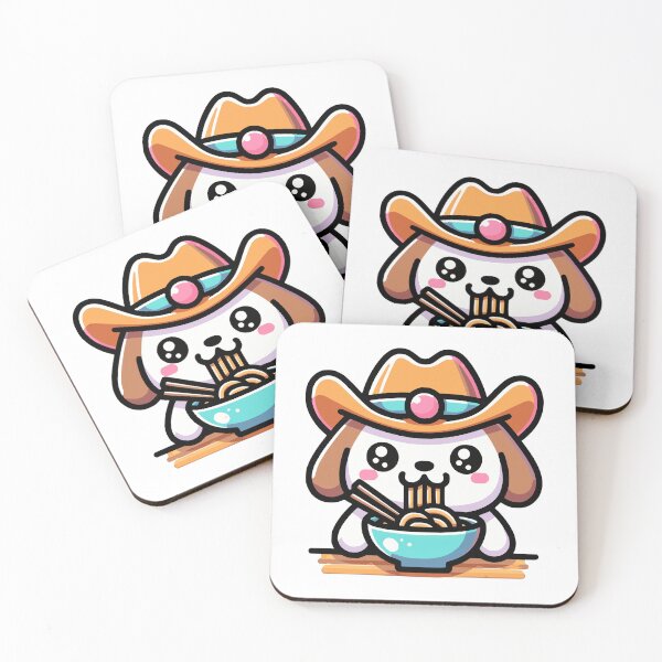 Item preview, Dog Eating Ramen designed and sold by PeelZinc.