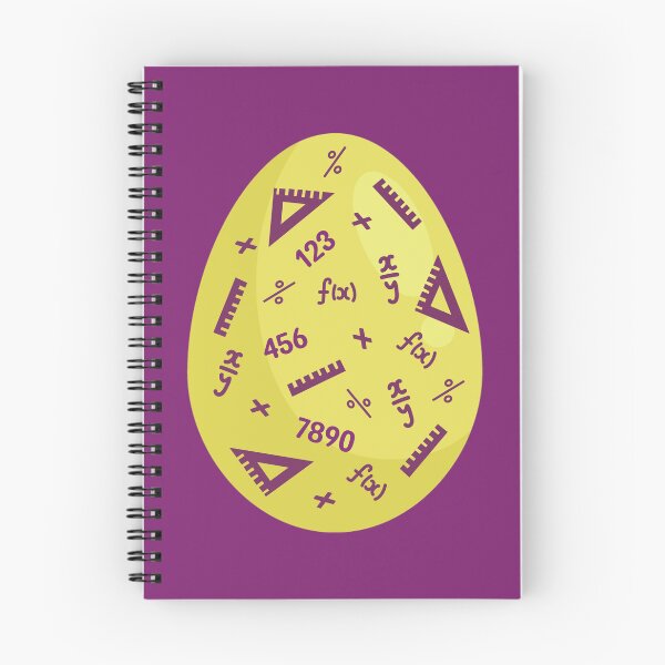 Item preview, Easter egg with math symbols pattern designed and sold by mariya-ivanova.