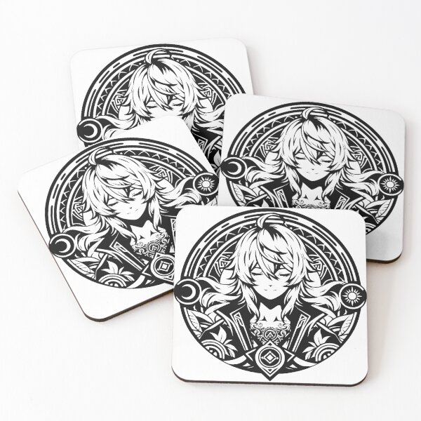 Item preview, Black and White Anime Girl designed and sold by Alahchin Art.