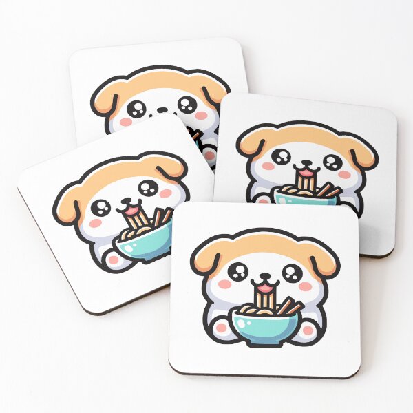 Item preview, Dog Eating Ramen designed and sold by PeelZinc.