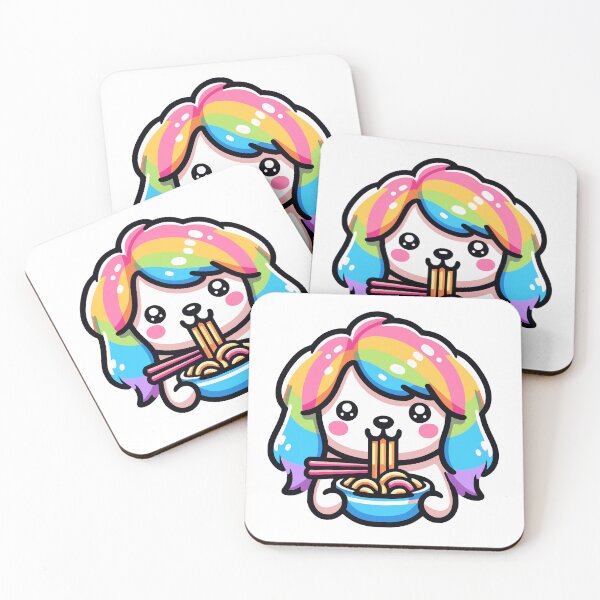 Item preview, Dog Eating Ramen designed and sold by PeelZinc.