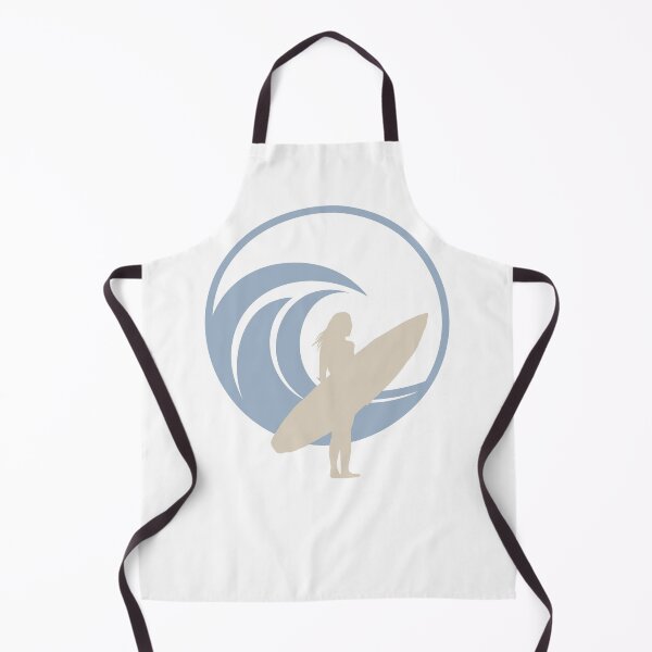Item preview, Female surfer entering the waves. Simple surf silhouette graphic. designed and sold by TorraCreative.