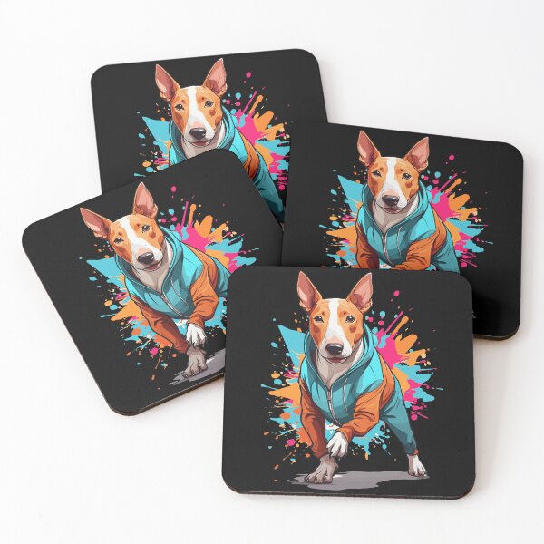 Item preview, Bull Terrier Streetwear Jogging Aesthetic Style designed and sold by LuminOrb.