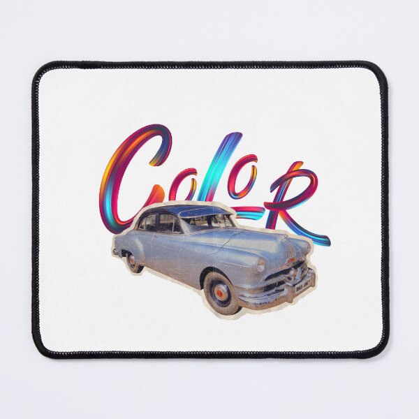 Item preview, amazing  Vintage car print with colourful text designed and sold by Artsyclick.