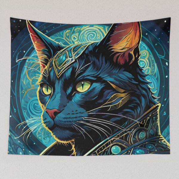 Item preview, Cat Worrier  designed and sold by Chantel Fourie.