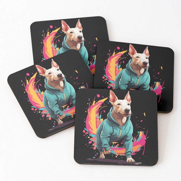 Item preview, Bull Terrier Streetwear Jogging Aesthetic Style designed and sold by LuminOrb.