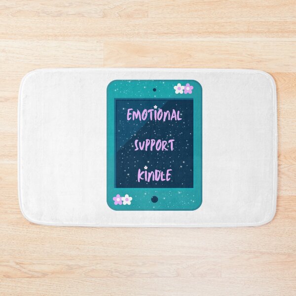 Item preview, Emotional Support Kindle Pink And Green designed and sold by MadeByJadex.
