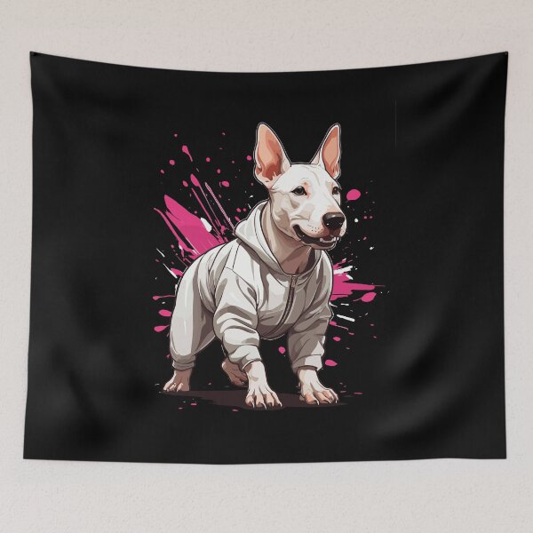 Item preview, Bull Terrier Streetwear Jogging Aesthetic Fitness designed and sold by LuminOrb.