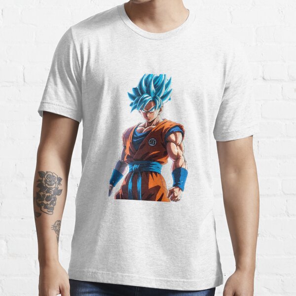 Item preview, Ultra-Detailed Showdown: Goku's Super Saiyan Blue Kaioken Illustrated designed and sold by Zivoo.