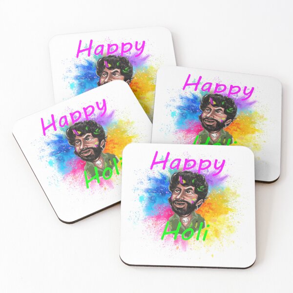 Item preview, Happy Holi Gabbar Sambha designed and sold by Kr-It.