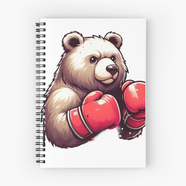 Item preview, Red Gloves Cute Boxing Bear designed and sold by Martial-Art-23.