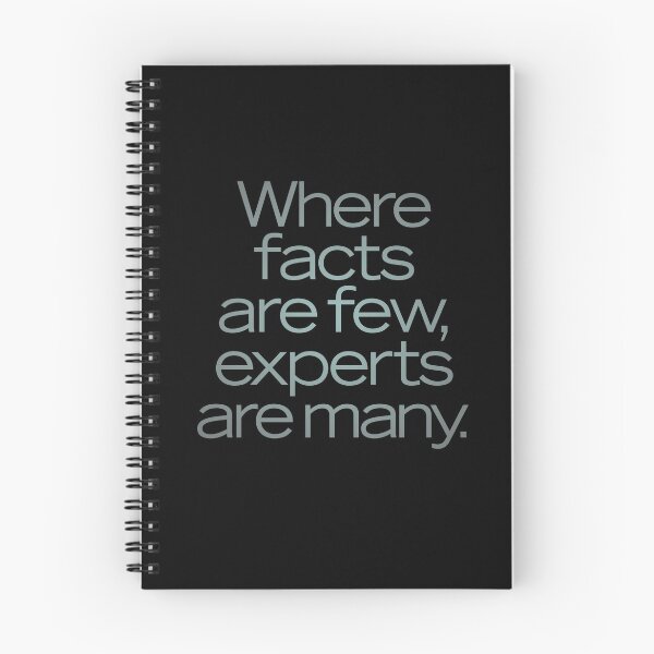 Item preview, Where facts are few, experts are many. v.3 designed and sold by x1brett.