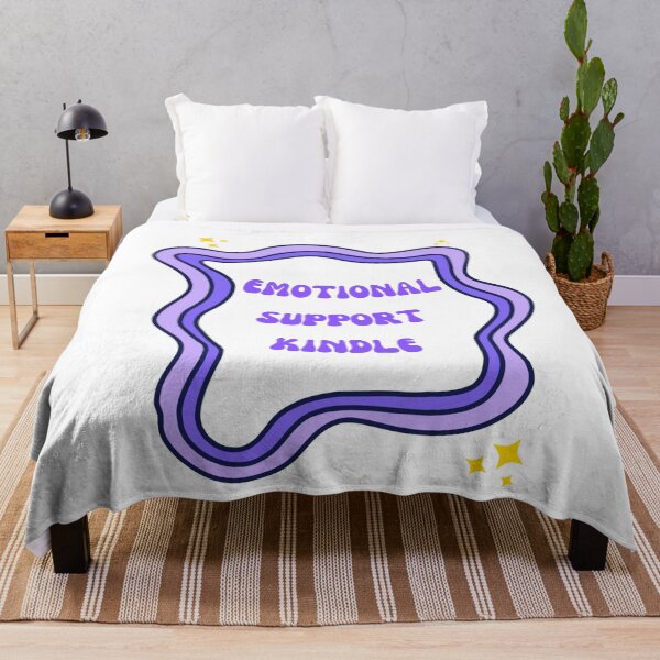 Item preview, Emotional Support Kindle Purple designed and sold by MadeByJadex.