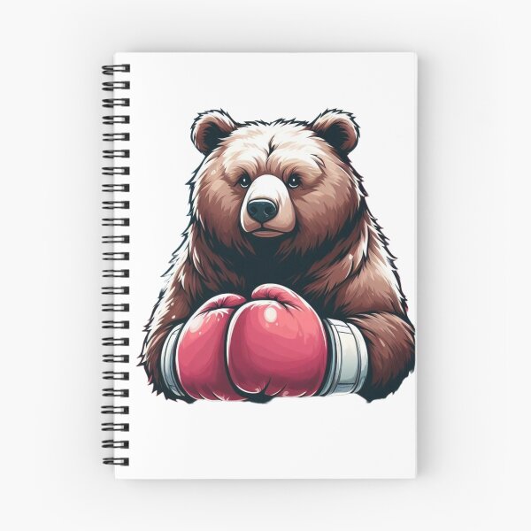 Item preview, Red Gloves Boxing Bear designed and sold by Martial-Art-23.