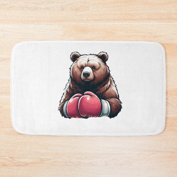 Item preview, Red Gloves Boxing Bear designed and sold by Martial-Art-23.