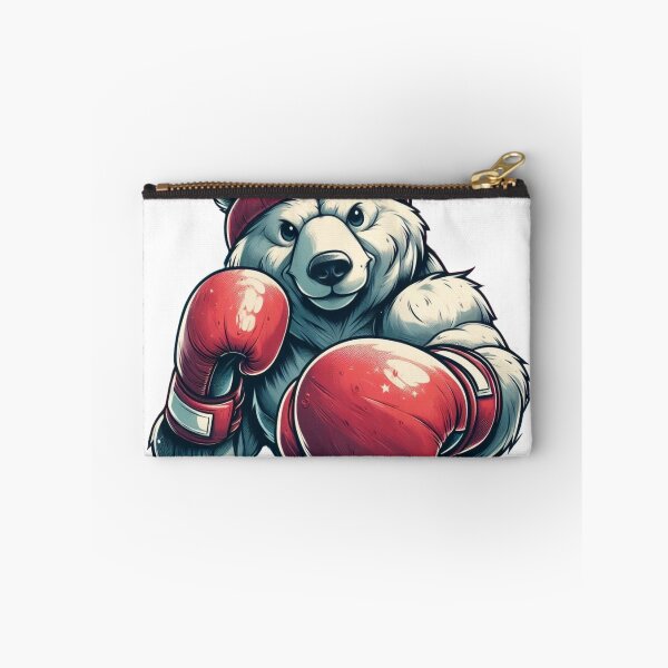 Item preview, Red Gloves and Hat Cool Cartoon Boxing Bear designed and sold by Martial-Art-23.