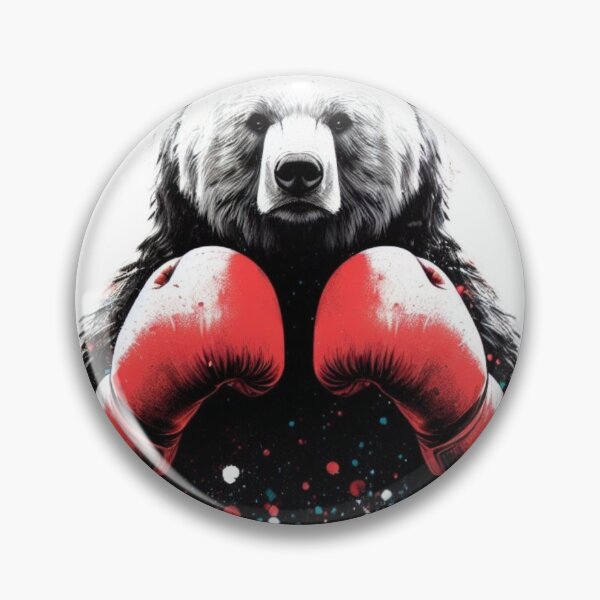 Item preview, Red Gloves Boxing Panda Bear designed and sold by Martial-Art-23.