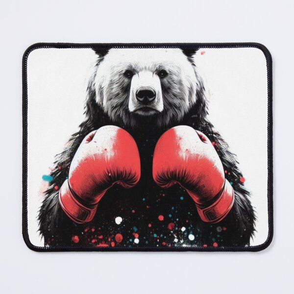 Item preview, Red Gloves Boxing Panda Bear designed and sold by Martial-Art-23.