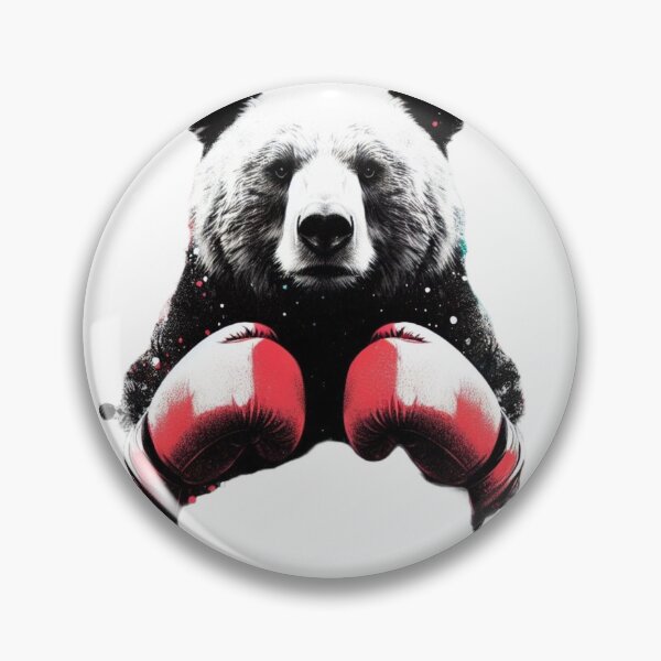 Item preview, Red Gloves Boxing Panda Bear designed and sold by Martial-Art-23.