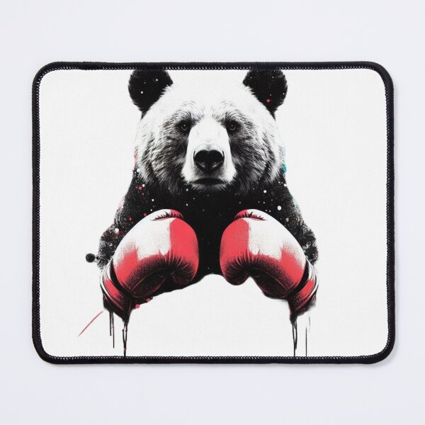 Item preview, Red Gloves Boxing Panda Bear designed and sold by Martial-Art-23.
