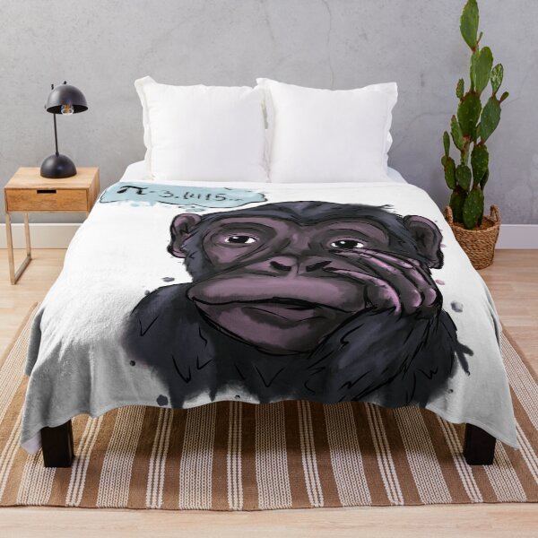 Item preview, Number Pi and monkey designed and sold by Antiope33.