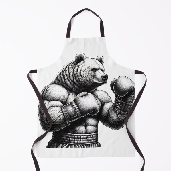 Item preview, Boxing Bear Classic Style Fight Position designed and sold by Martial-Art-23.