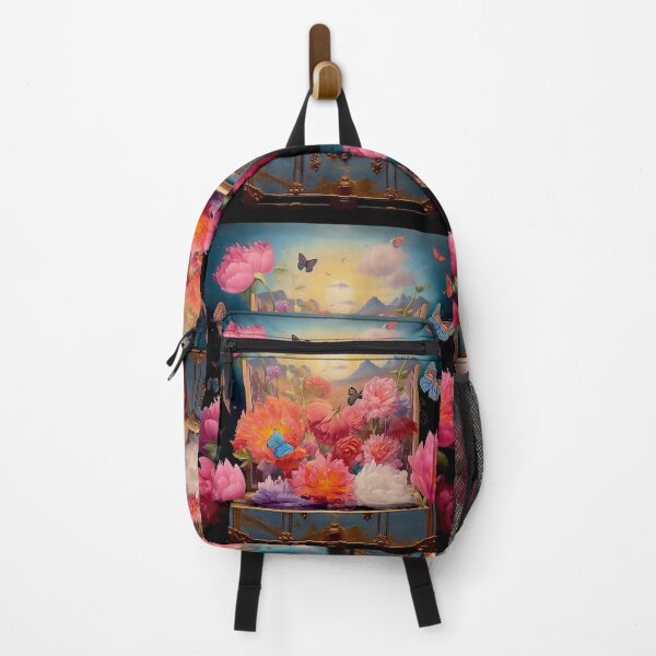 Item preview, Enchanted Peonies Treasure Chest - Surreal Art designed and sold by Dreamsinpastel.